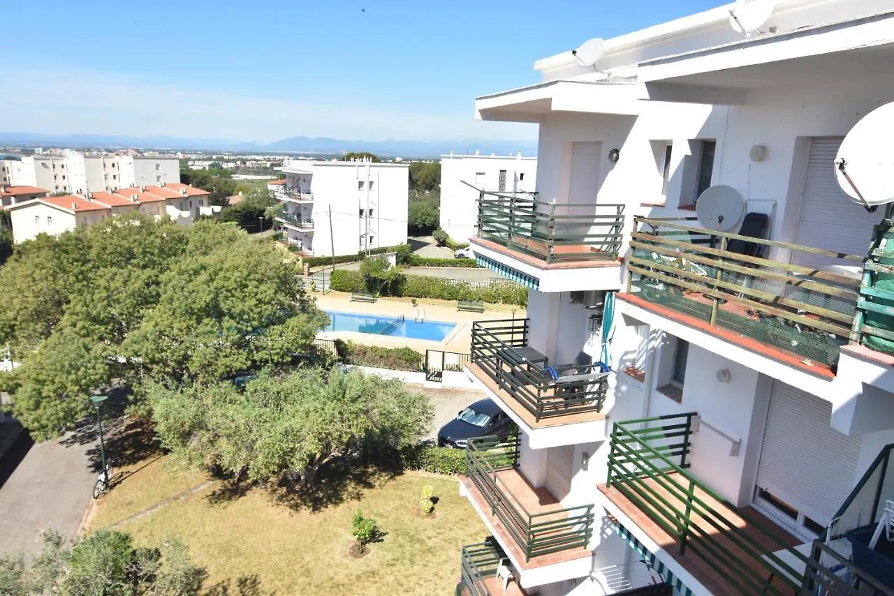Rnet - Mas Oliva Studio, Piscina, Terraza Roses